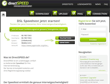 Tablet Screenshot of directspeed.de